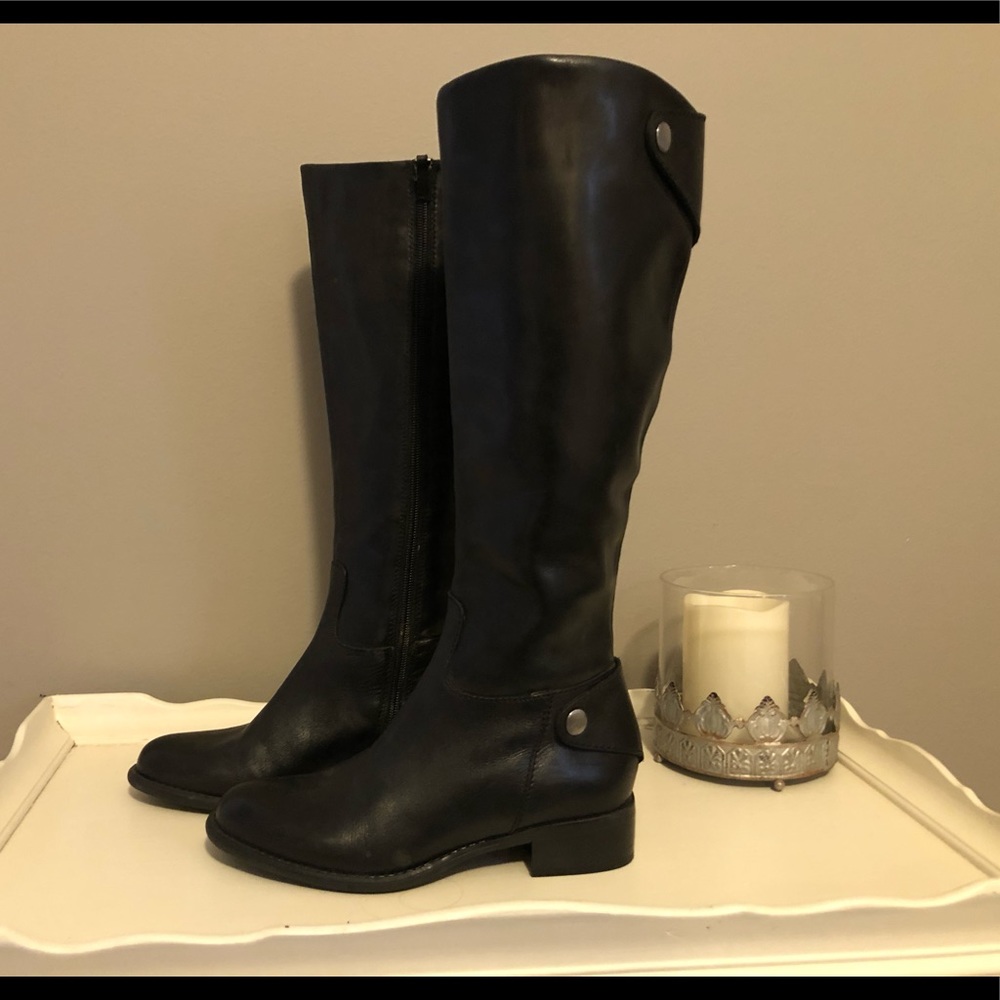 Black Riding Boots, Franco Sarto.  Size 6M.